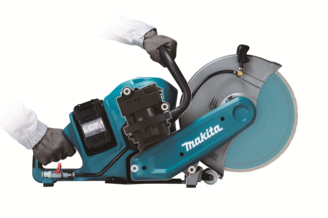 Makita XGT aku rozbrušovací pila 350mm Li-ion XGT 2x40V, bez aku Z, CE001GZ