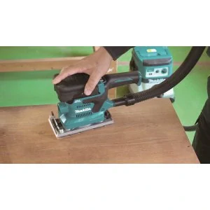 Makita aku vibrační bruska 93x185mm s AWS Li-ion LXT 18V, bez aku Z, DBO381ZU
