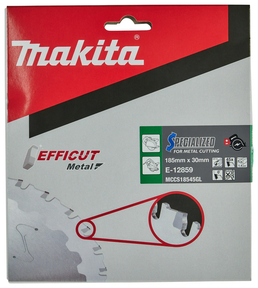 kotouč pilový ocel Efficut 185x1.4x30mm 45Z pro CS002G, E-12859