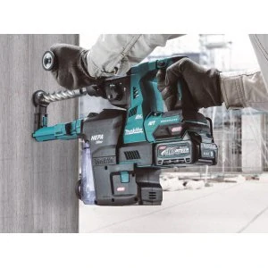 Makita XGT aku kladivo s výměnným sklíčidlem Li-ion XGT 40V/4,0Ah, Makpac SDS-Plus, HR004GM201
