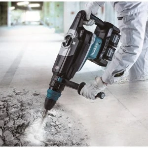 Makita XGT aku kladivo SDSMax s AWS Li-ion XGT 2x40V, kufr, bez aku Z, HR006GZ