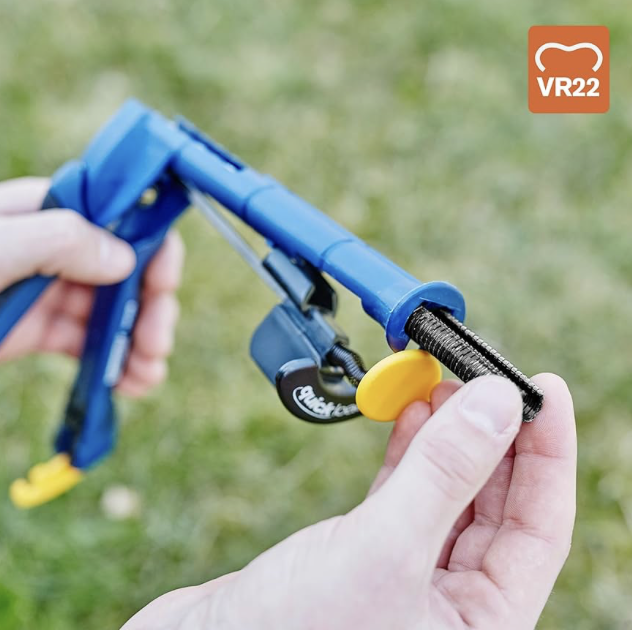 Rapid zahradní program spony - VR22, černý plast, 1.600 ks