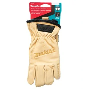 Makita rukavice pracovní kožené, velikost M/8, P-84626