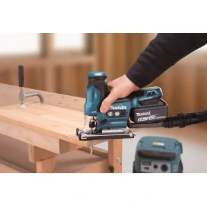 Makita aku bezuhlíková přímočará pila Li-ion LXT 18V/5,0 Ah, DJV185RTJ
