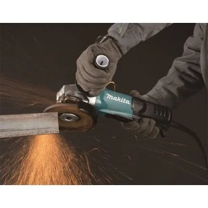 Makita úhlová bruska 125mm, SJS, elektronika, sklopný vypínač, 1900W, GA5095X01