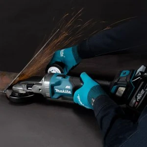 Makita XGT aku úhlová bruska s plochou hlavou 125mm Li-ion XGT 40V, Makpac, GA056GZ01