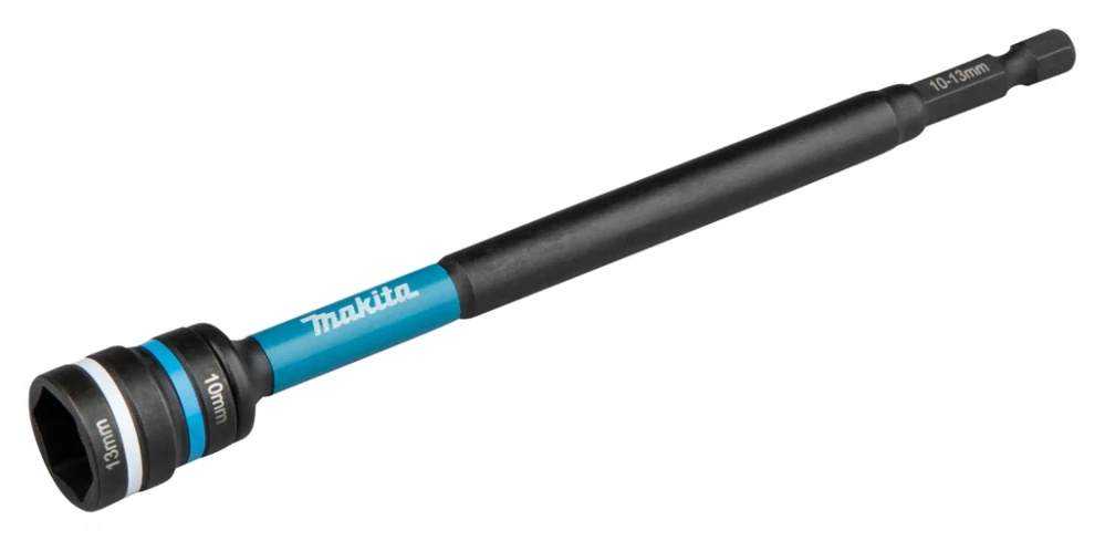 Makita klíč nástrčný 2v1 s držákem šestihran 150mm, IMPACT BLACK 10-13mm, E-29810