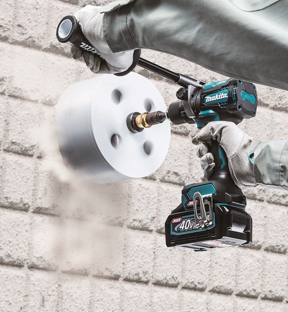 Makita XGT aku bezuhlíkový vrtací šroubovák Li-ion XGT 40V/4,0Ah, Makpac, DF001GM201
