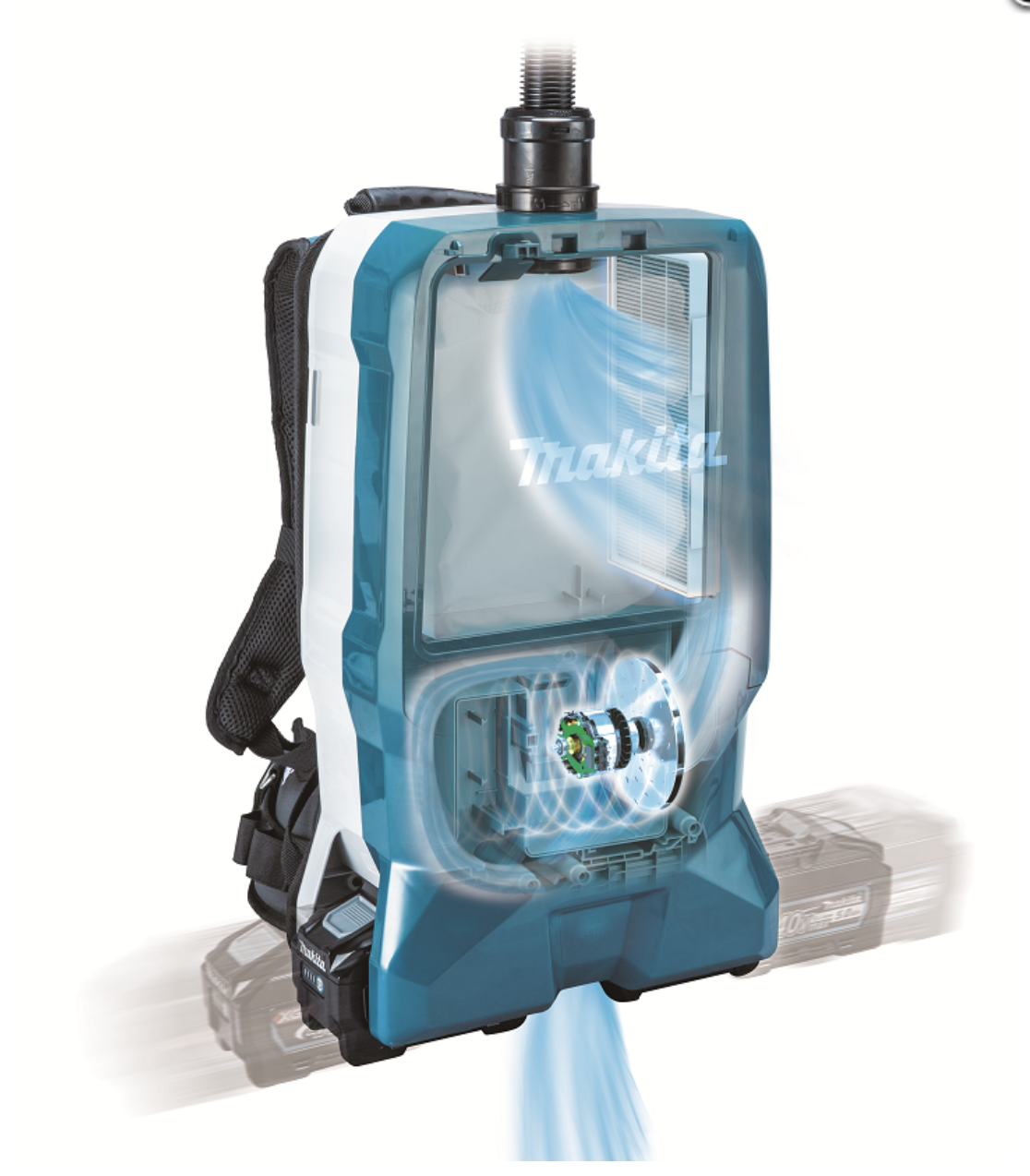 Makita XGT aku-vysavač zádový s AWS Li-ion XGT 40V,bez aku Z, VC012GZ01