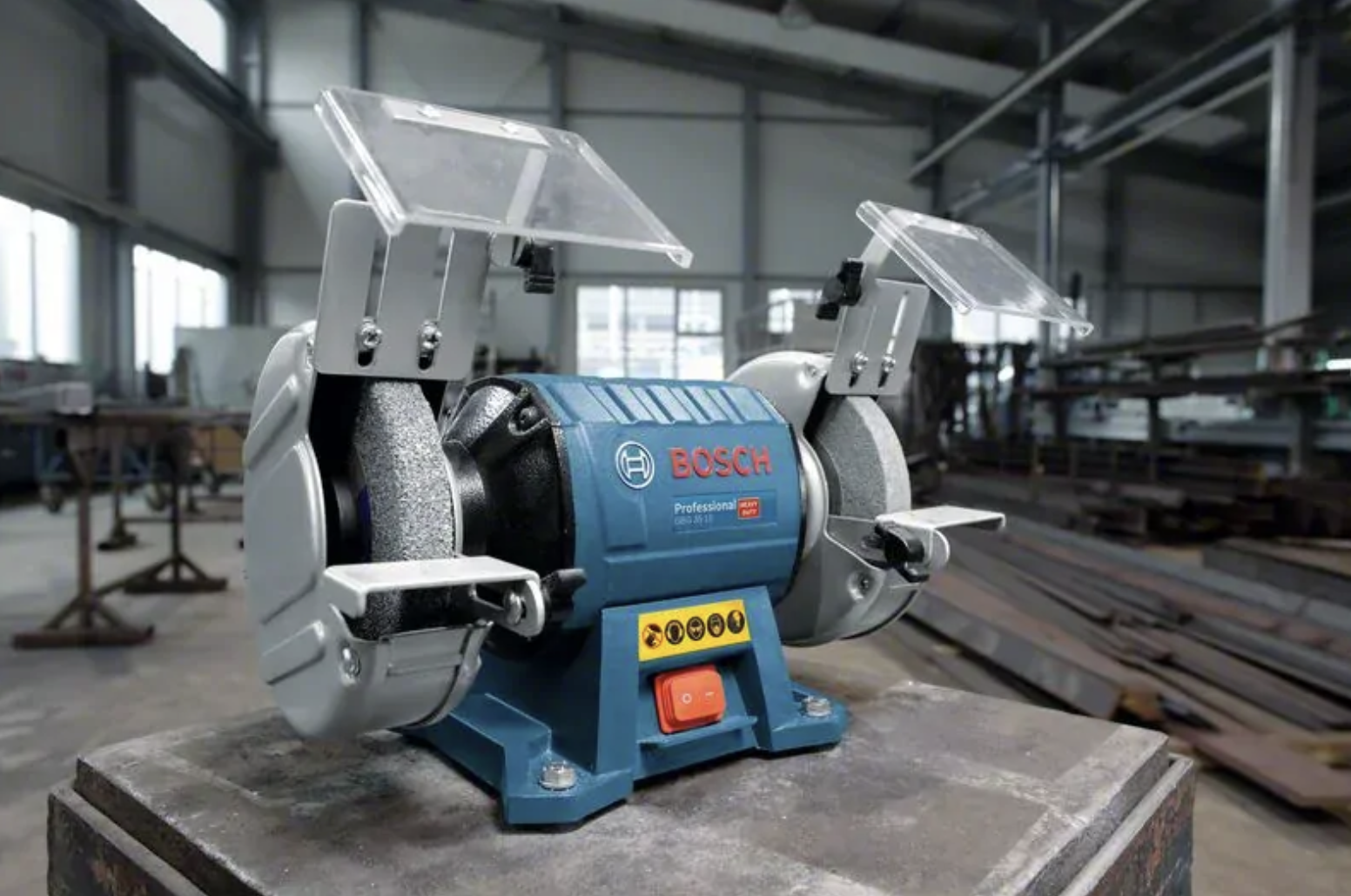 Bruska stolní dvoukotoučová GBG 35-15  350W 150mm /krabice/ BOSCH