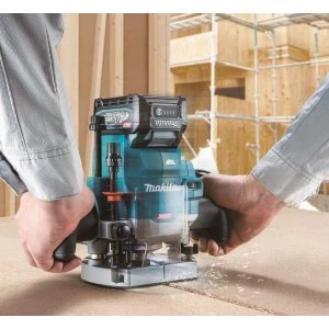 Makita XGT aku vrchní frézka s regulací Li-ion XGT 40V, bez aku Z, RP001GZ