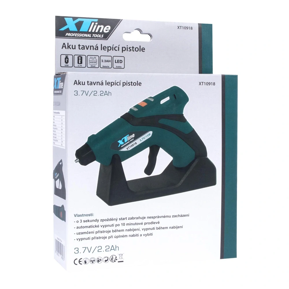 XTLINE aku lepicí tavná pistole 15 W, XT10918