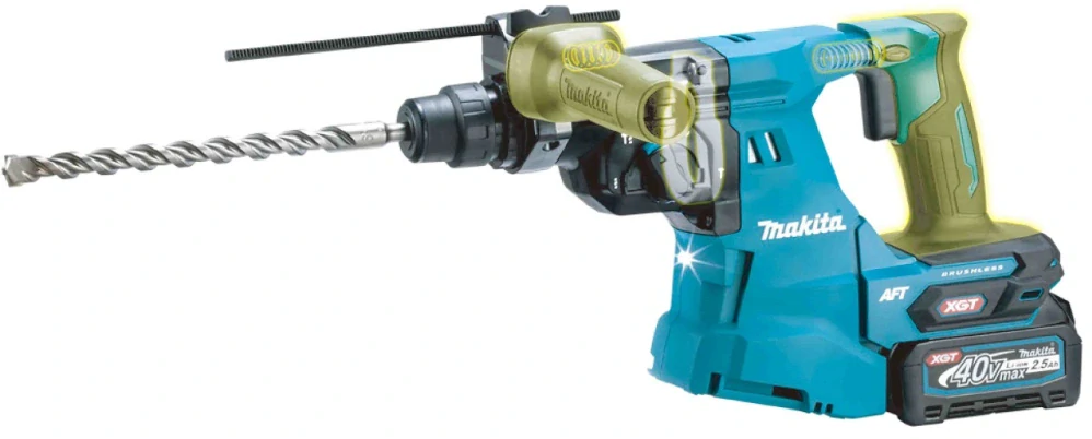 Makita XGT aku kladivo SDS-Plus s AWS Li-ion XGT 40V, bez aku Z, HR011GZ