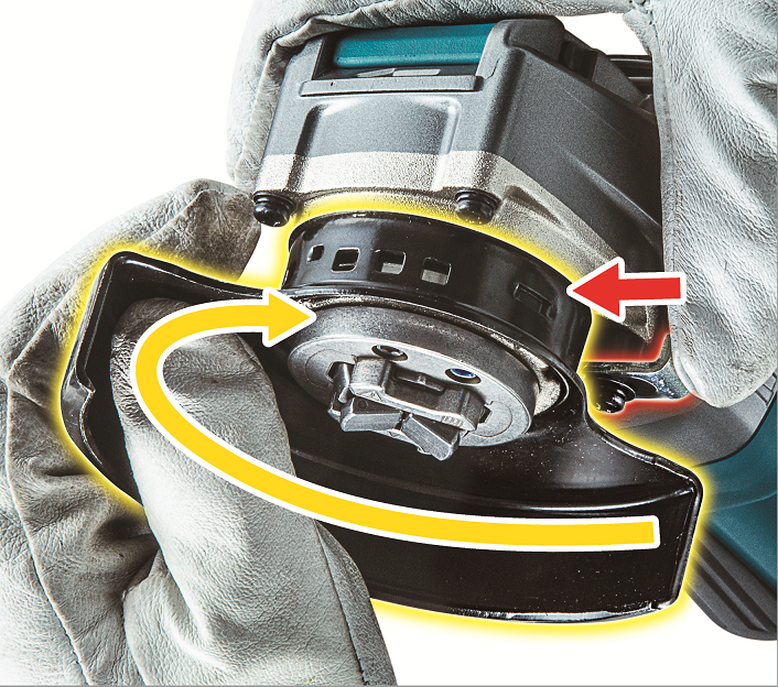 Makita XGT aku úhlová bruska s regulací a X-lock 125mm Li-ion XGT 40V, bez aku Z, GA044GZ