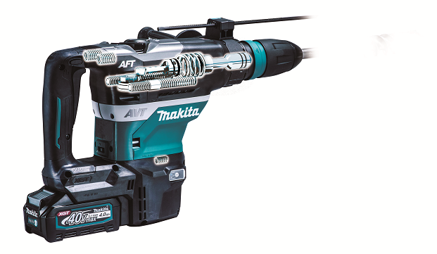 Makita XGT aku kladivo HR005GZ01 SDSMax s AWS Li-ion XGT 40V, kufr, bez aku Z, HR005GZ01