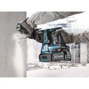 Makita XGT aku kladivo s výměnným sklíčidlem Li-ion XGT 40V/4,0Ah, Makpac SDS-Plus, HR004GM201