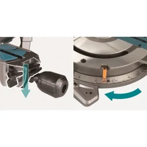 Makita XGT aku pokosová pila s AWS 305mm Li-ion XGT 40V bez aku Z, LS003GZ01