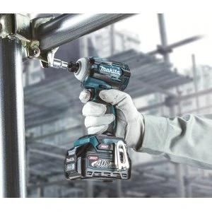 Makita XGT aku rázový šroubovák 1/4"Li-ion XGT 40V,Makpac,bez aku Z, TD001GZ02