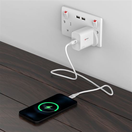 SKROSS DC56UK-PD30 USB-C nabíjecí adaptér Power charger 30W UK, Power Delivery, typ G