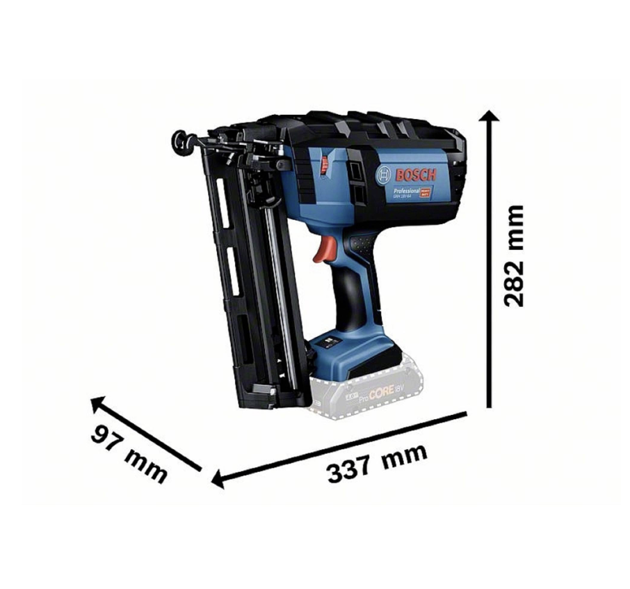 Aku hřebíkovačka GNH 18V-64 M. L-BOXX 2x4,0Ah, Gal 18V-40 Bosch