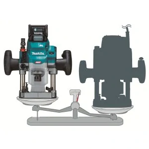 Makita XGT aku vrchní frézka s regulací Li-ion XGT 40V, bez aku Z, RP001GZ