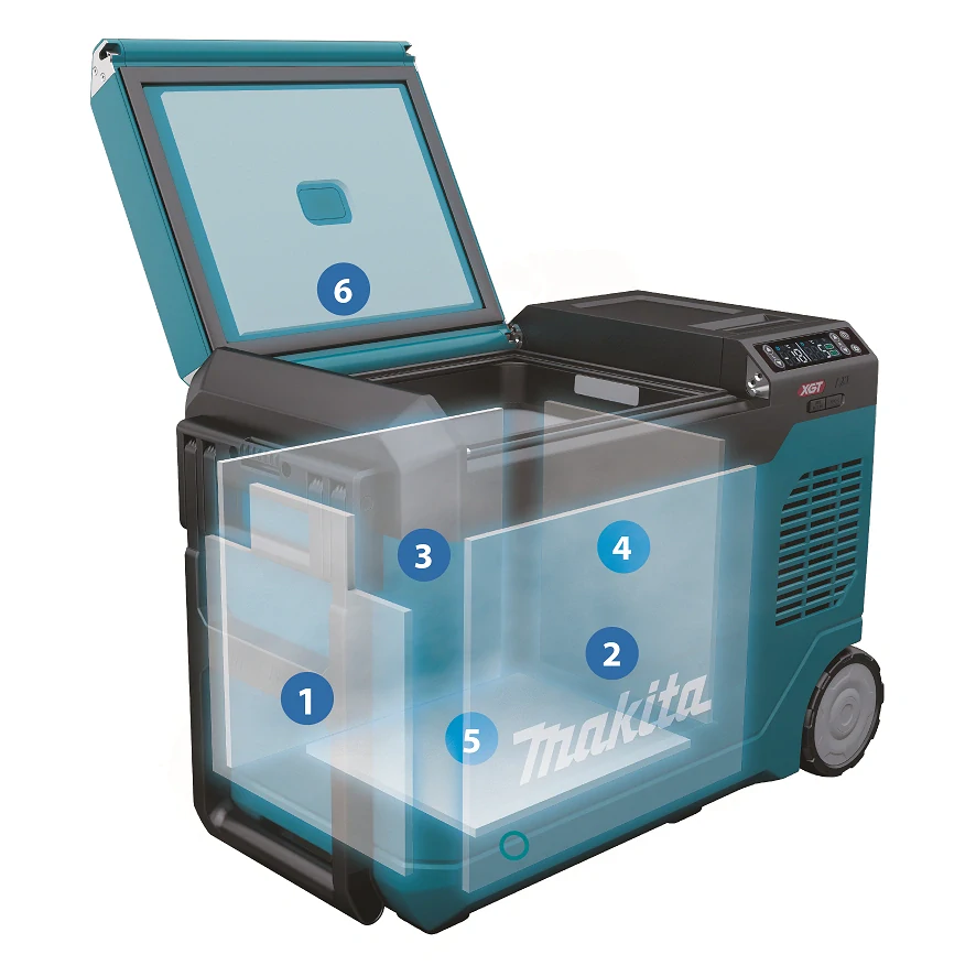 Makita XGT/LXT aku termobox 23l Li-ion XGT/LXT, bez aku Z, CW006GZ