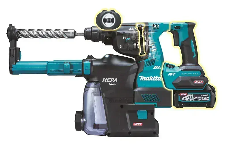 Makita XGT aku kladivo SDS-Plus Li-ion XGT 40V, Makpac, bez aku Z, HR003GZ01