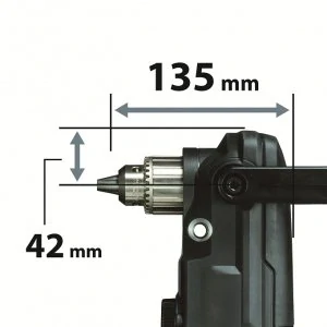 Makita XGT aku úhlová vrtačka Li-ion XGT 40V,bez aku Z, DA001GZ
