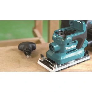 Makita aku vibrační bruska 93x185mm s AWS Li-ion LXT 18V, bez aku Z, DBO381ZU