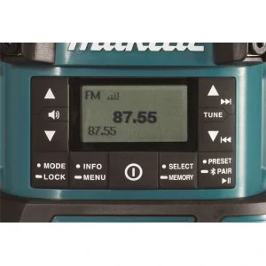 Makita XGT aku rádio s DAB, BlueTooth a LED lampou Li-ion XGT 40V Z, MR009GZ