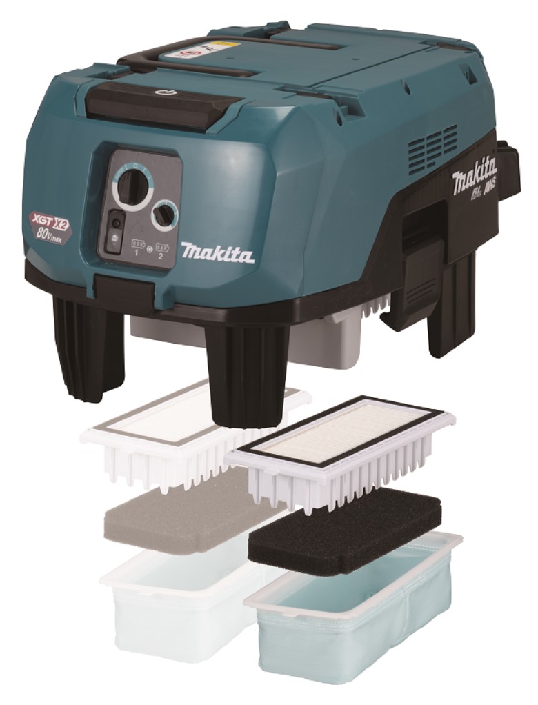 Makita XGT aku-vysavač univerzální,třída L,Li-ion XGT 2x40V,bez aku Z, VC007GLZ01