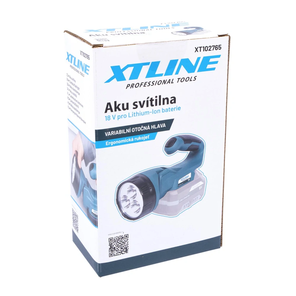 XTLINE aku svítilna LED 260 lm, 18 V, XT102765