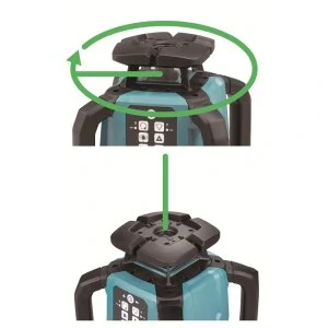 Makita aku automatický stavební laser, zelený, SKR001Z