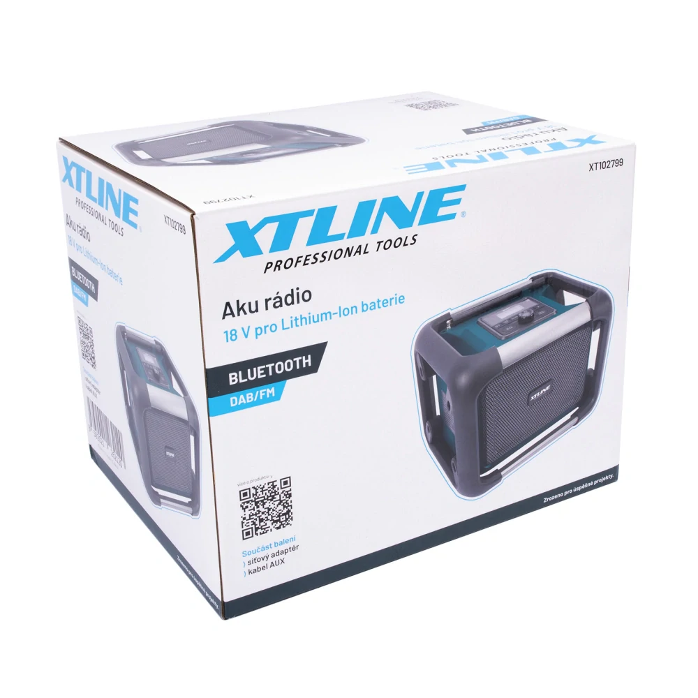 XTLINE aku rádio 18 V, XT102799