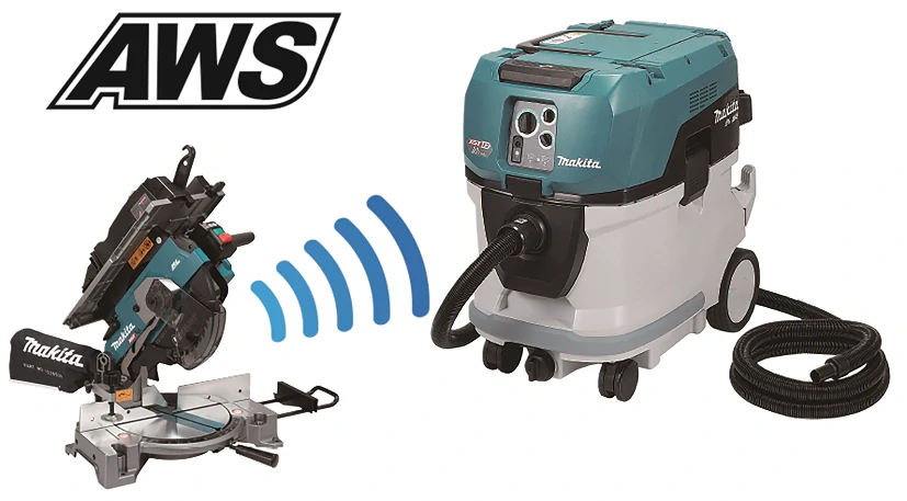 Makita aku stolní a pokosová pila s AWS 260mm Li-ion XGT 40V bez aku Z, LH001GZ