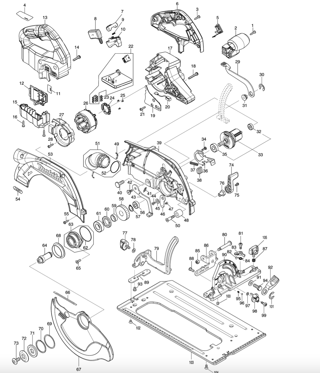 Makita XGT aku okružní pila 235 mm Li-ion XGT 40V bez aku Z HS010GZ