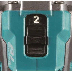 Makita XGT aku bezuhlíkový vrtací šroubovák Li-ion XGT 40V, Makpac, bez aku Z, DF001GZ01