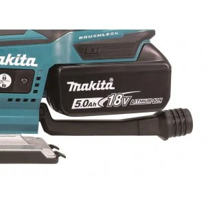 Makita aku bezuhlíková přímočará pila Li-ion LXT 18V/5,0 Ah, DJV185RTJ