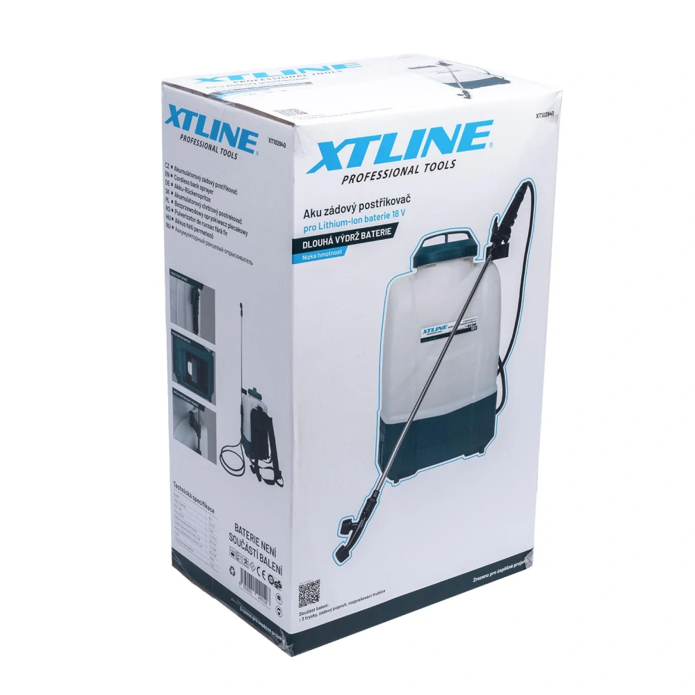 XTLINE aku zádový postřikovač 18 V, XT102940