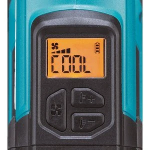 Makita XGT ,aku horkovzdušná pistole s regulací, Li-ion XGT 40V, bez aku Z, HG001GZ