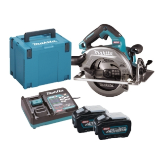 Makita XGT aku okružní pila 190 mm Li-ion XGT 40V/4,0 Ah, Makpac HS003GM201