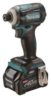 Makita XGT aku rázový šroubovák 1/4"Li-ion XGT 40V/4,0Ah, Makpac, TD001GM201