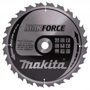 Makita kotouč pilový dřevo MAKFORCE 355x3x30mm 24Z, B-32188