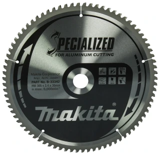 Makita kotouč pilový hliník SPECIALIZED 305x2.4x30mm 80Z = old B-09678, B-33342
