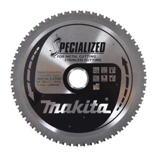 Makita kotouč pilový nerez SPECIALIZED 150x1.1x20mm 60Z = old B-47173, B-47058
