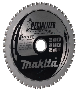 Makita kotouč pilový ocel Efficut 150x1.1x20mm 48Z = old B-69294, B-69331
