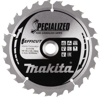 Makita kotouč pilový dřevo Efficut 190x1.85x20mm 25Z = old E-11140, E-11178