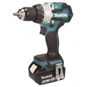 Makita aku bezuhlíkový příklepový šroubovák Li-ion LXT 18V 5,0 Ah,Makpac, DHP489RTJ