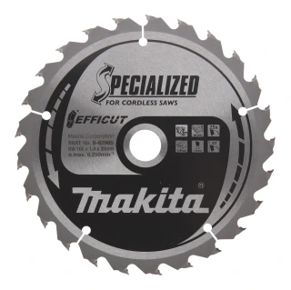 Makita kotouč pilový dřevo Efficut 165×1.4x20mm 25Z, B-62985