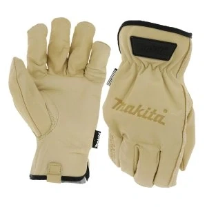 Makita rukavice pracovní kožené, velikost M/8, P-84626